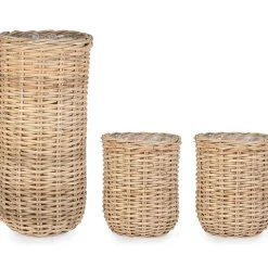 mutoni lifestyle Korb Jefri Natur Oval (3Er-Set)> Boxen & Körbe
