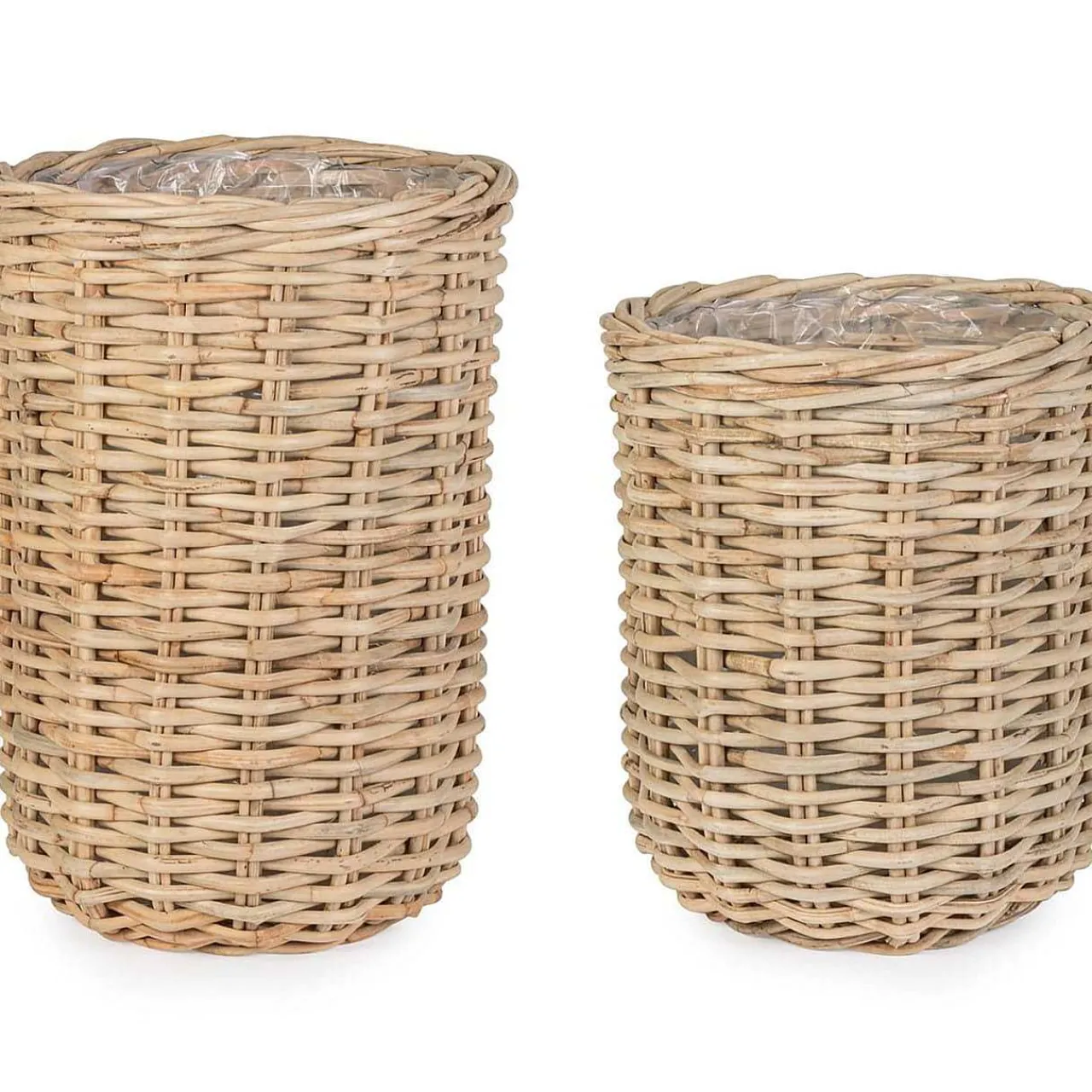 mutoni lifestyle Korb Jefri Natur Oval (2Er-Set)> Boxen & Körbe