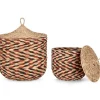 mutoni lifestyle Korb Namibia Rot Rund (2Er-Set)> Boxen & Körbe