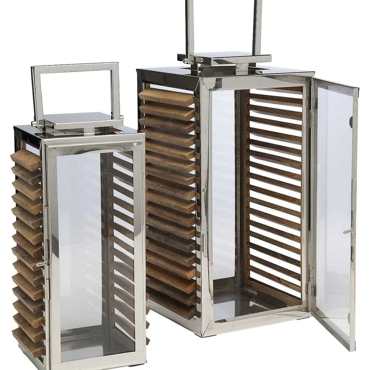 KARE Design Laterne Lamella (2Er-Set)> Laternen