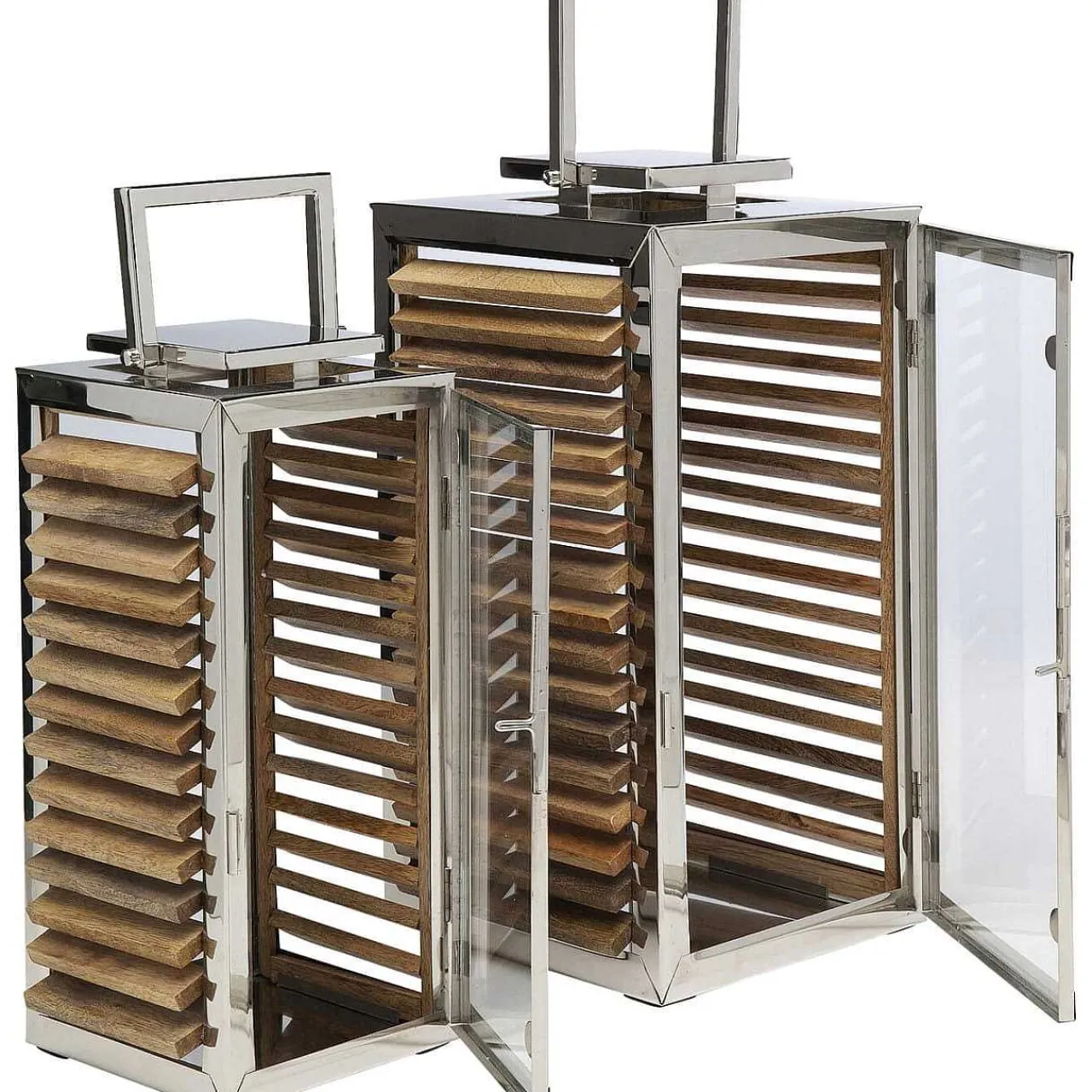 KARE Design Laterne Lamella (2Er-Set)> Laternen
