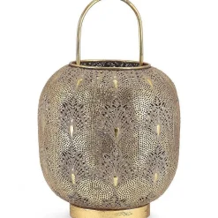 mutoni lifestyle Laterne Larjam Rund Gold> Laternen