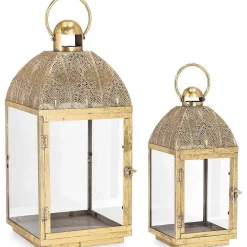 mutoni lifestyle Laterne Marja Gold (2Er-Set)> Laternen