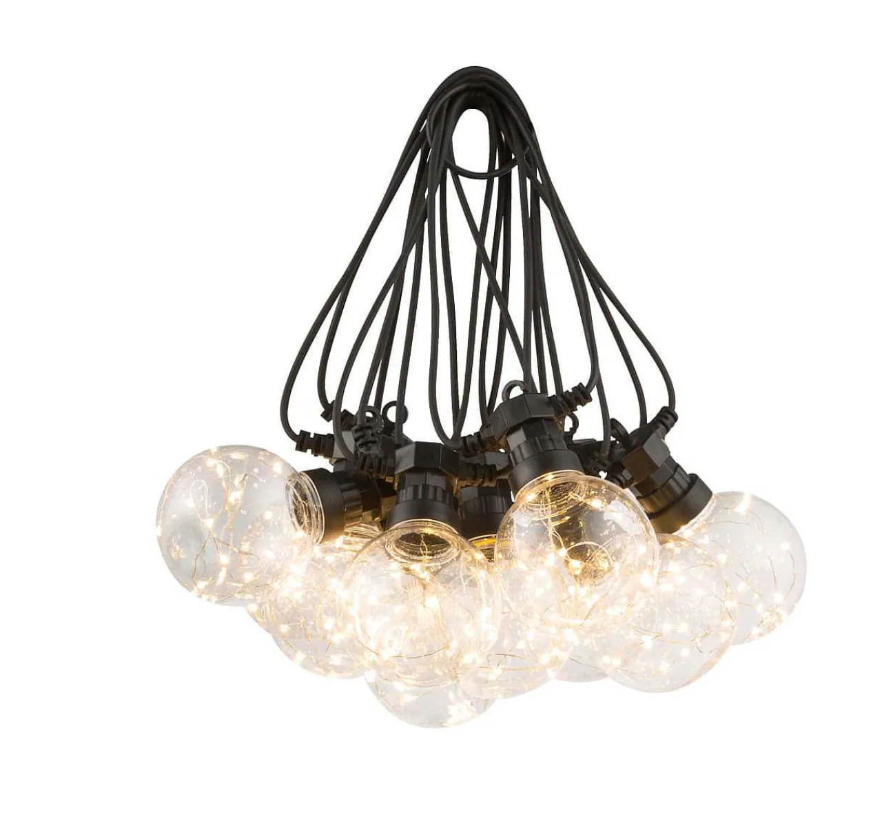 mutoni light Led Lichterkette Kunststoff Schwarz 10Xled> Lichterketten