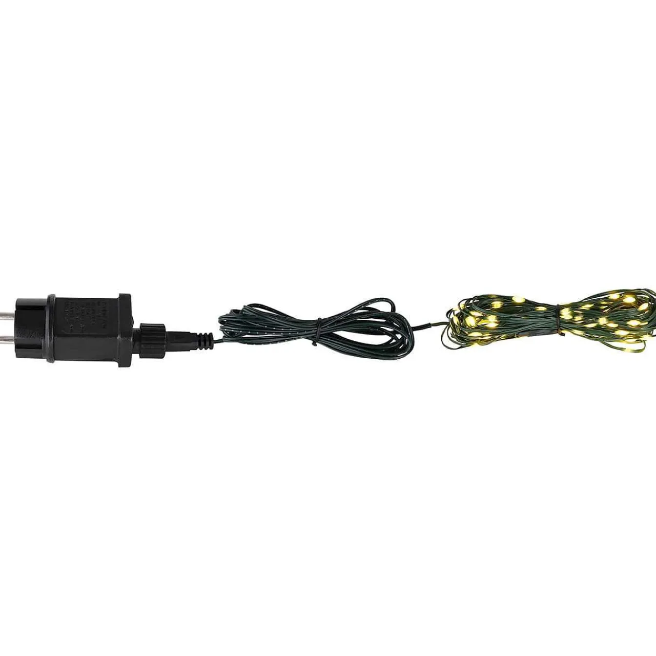 mutoni light Led-Lichterkette Kunststoff Dunkelgrun 100Xled> Led-Stripes Und Lichterketten