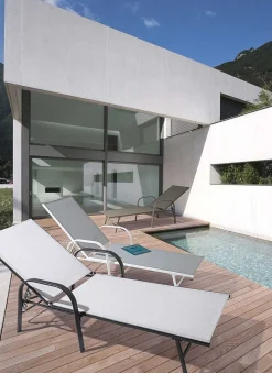 mutoni lifestyle Liege Mit Arm Arent Weiss 69X95> Relaxliegen