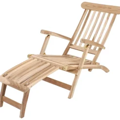 mutoni pleasure Liegestuhl Java Teak Natur> Gartenliegen