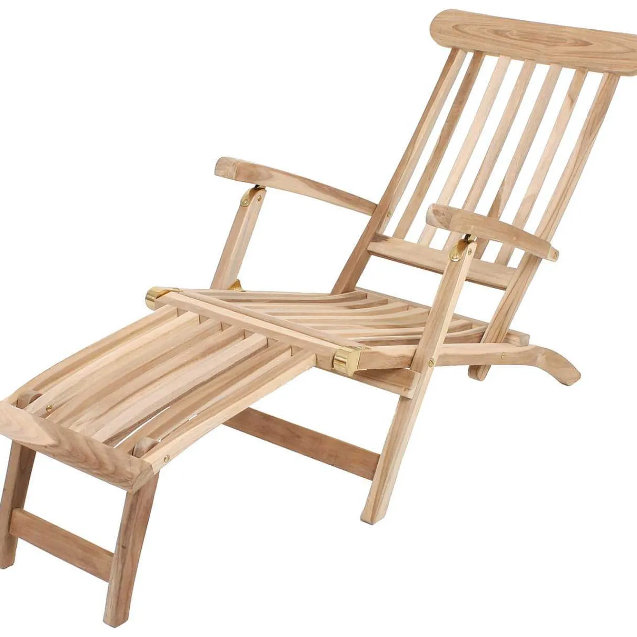 mutoni pleasure Liegestuhl Java Teak Natur> Gartenliegen