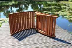 mutoni pleasure Liegestuhl Nassau Eukalyptus Braun><noscript><img width=