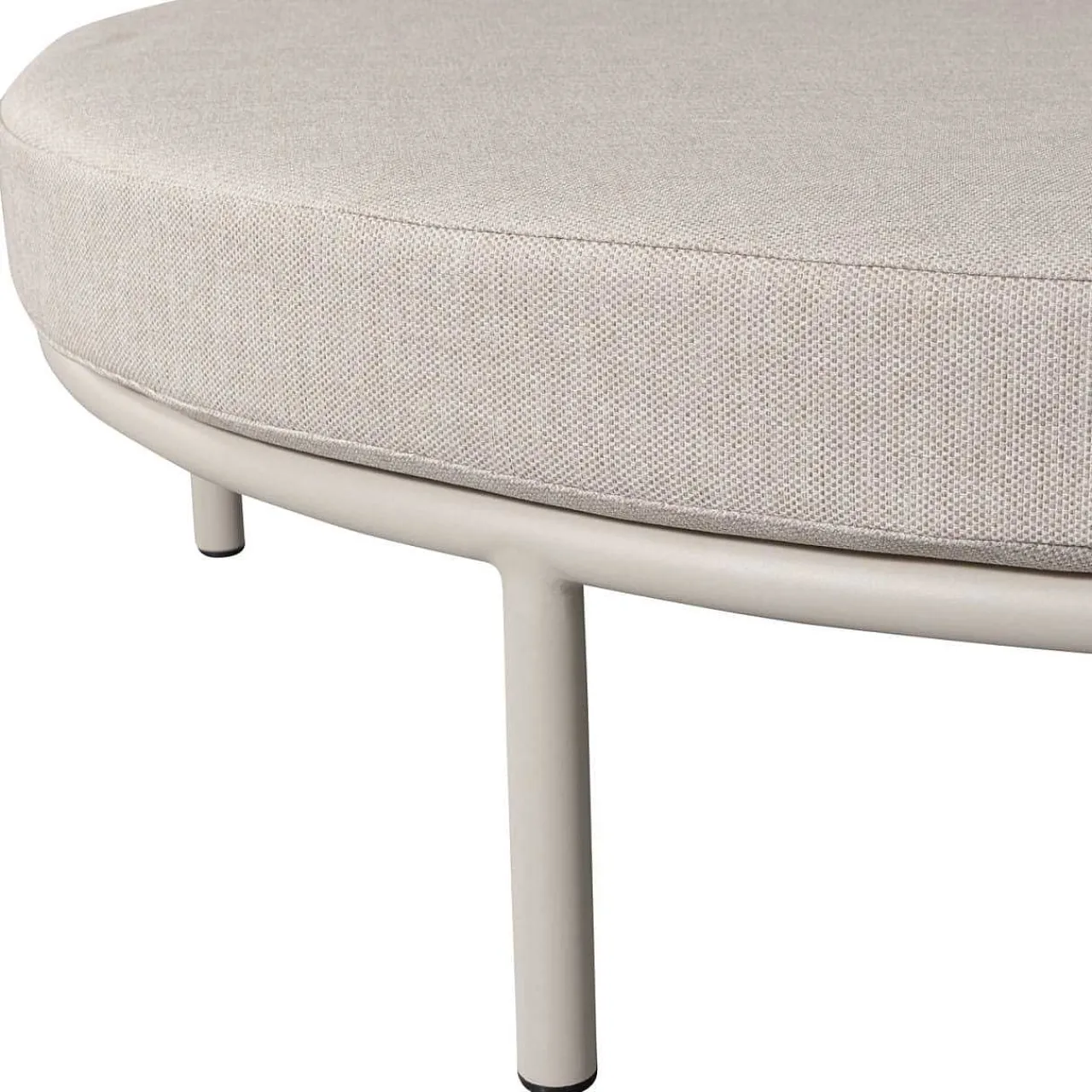 mutoni living Loungebett Mulberry Rund Aluminium Sand 150> Daybeds Und Sonneninseln