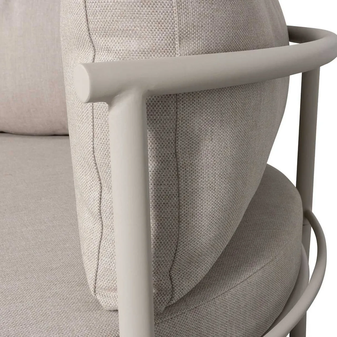 mutoni living Loungebett Mulberry Rund Aluminium Sand 150> Daybeds Und Sonneninseln