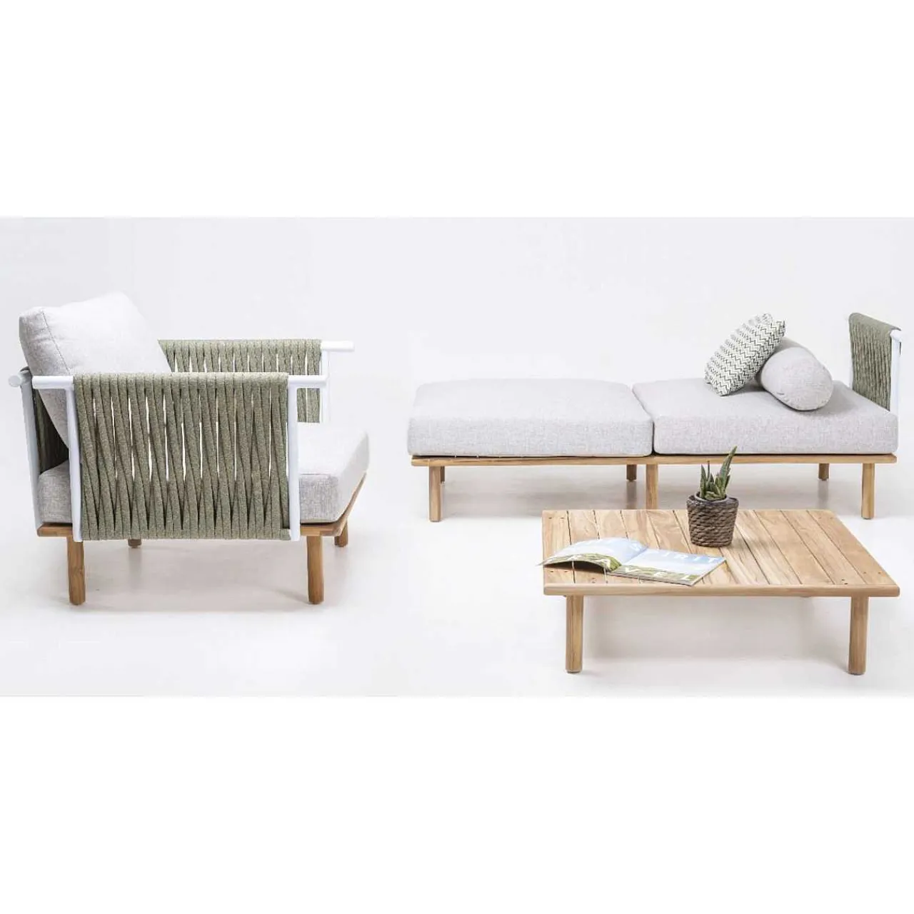 mutoni ethnic Loungemodul Bahia Einzel Mit Sitzkissen> Loungeelemente