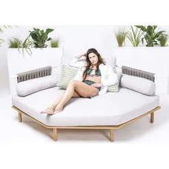 mutoni ethnic Loungemodul Bahia Sechseck Mit Sitzkissen><noscript><img width=