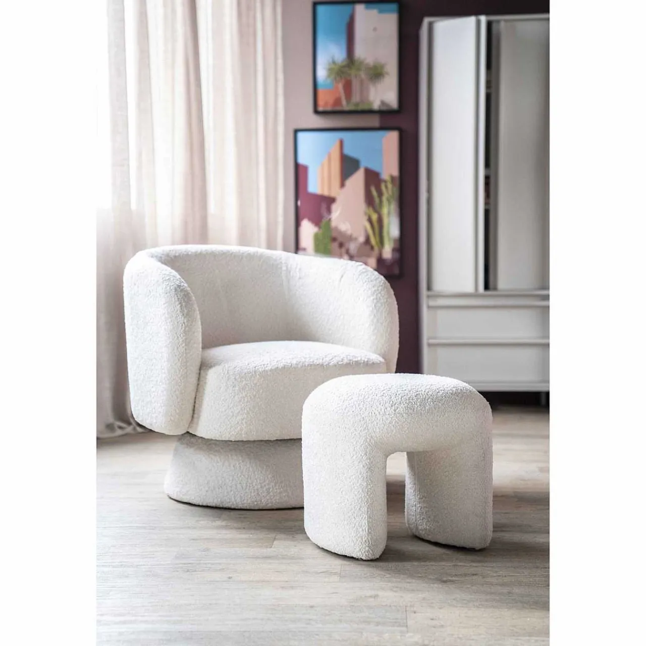 By-Boo Loungesessel Balou Beige> Loungesessel