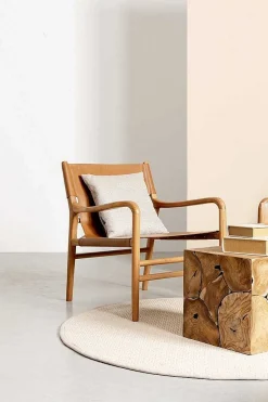 mutoni lifestyle Lounge-Sessel Caroline Cognac> Loungesessel