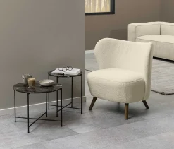 mutoni scandi Loungesessel Crispin Beige> Loungesessel