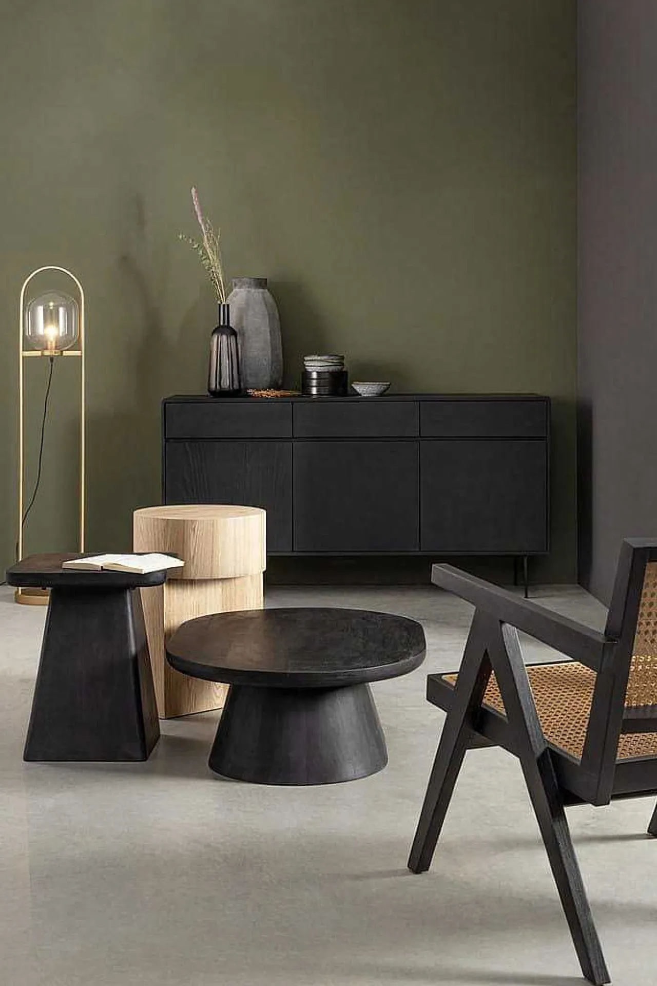 mutoni lifestyle Lounge-Sessel Galia Schwarz> Loungesessel