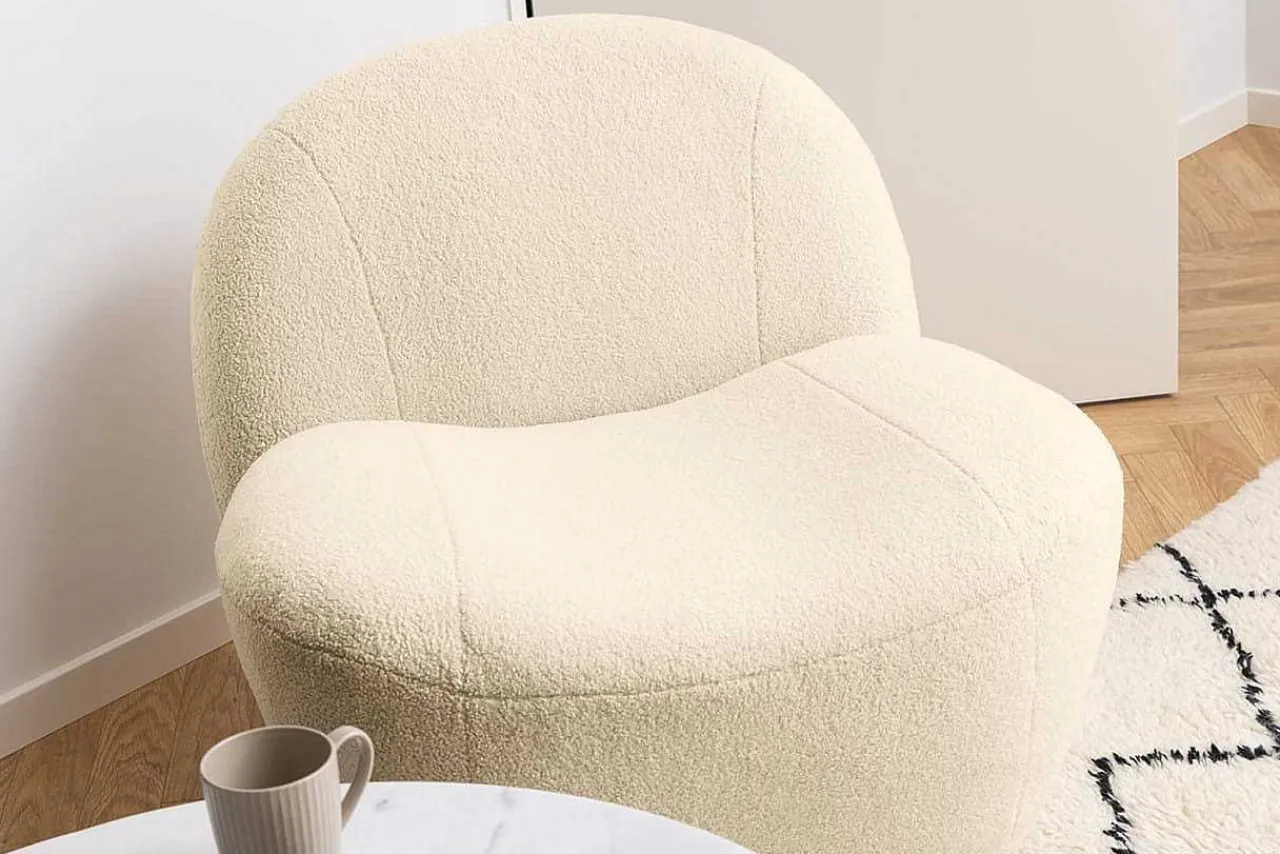 mutoni scandi Loungesessel Garfield Beige> Loungesessel