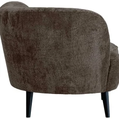 mutoni living Loungesessel Sara Links Chunky Velvet Graubraun><noscript><img width=
