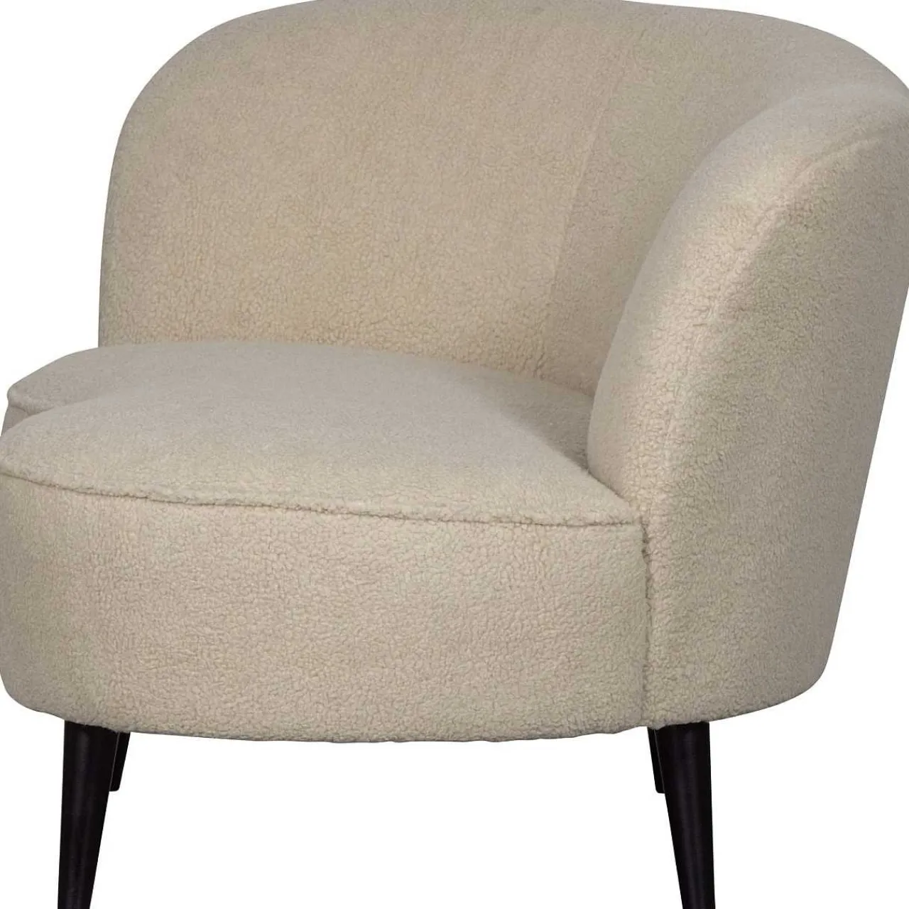 mutoni living Loungesessel Sara Links Teddy Offwhite> Loungesessel