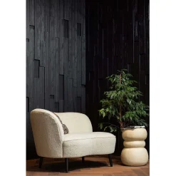 mutoni living Loungesessel Sara Links Teddy Offwhite><noscript><img width=