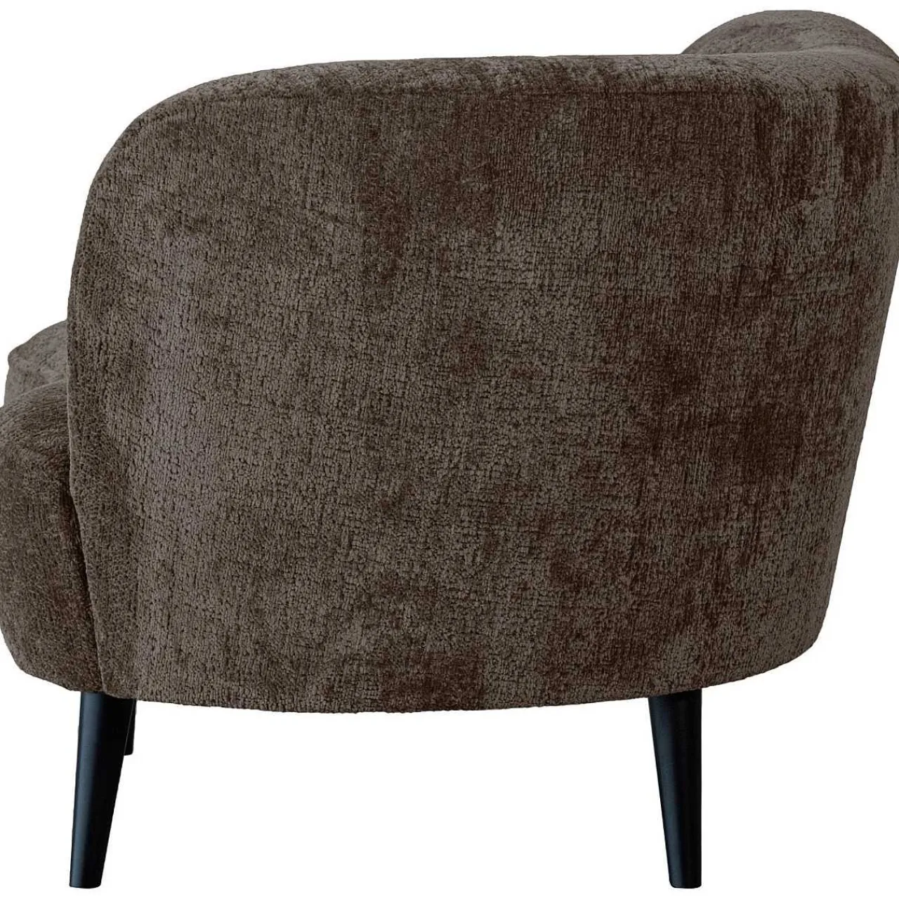 mutoni living Loungesessel Sara Rechts Chunky Velvet Graubraun> Loungesessel