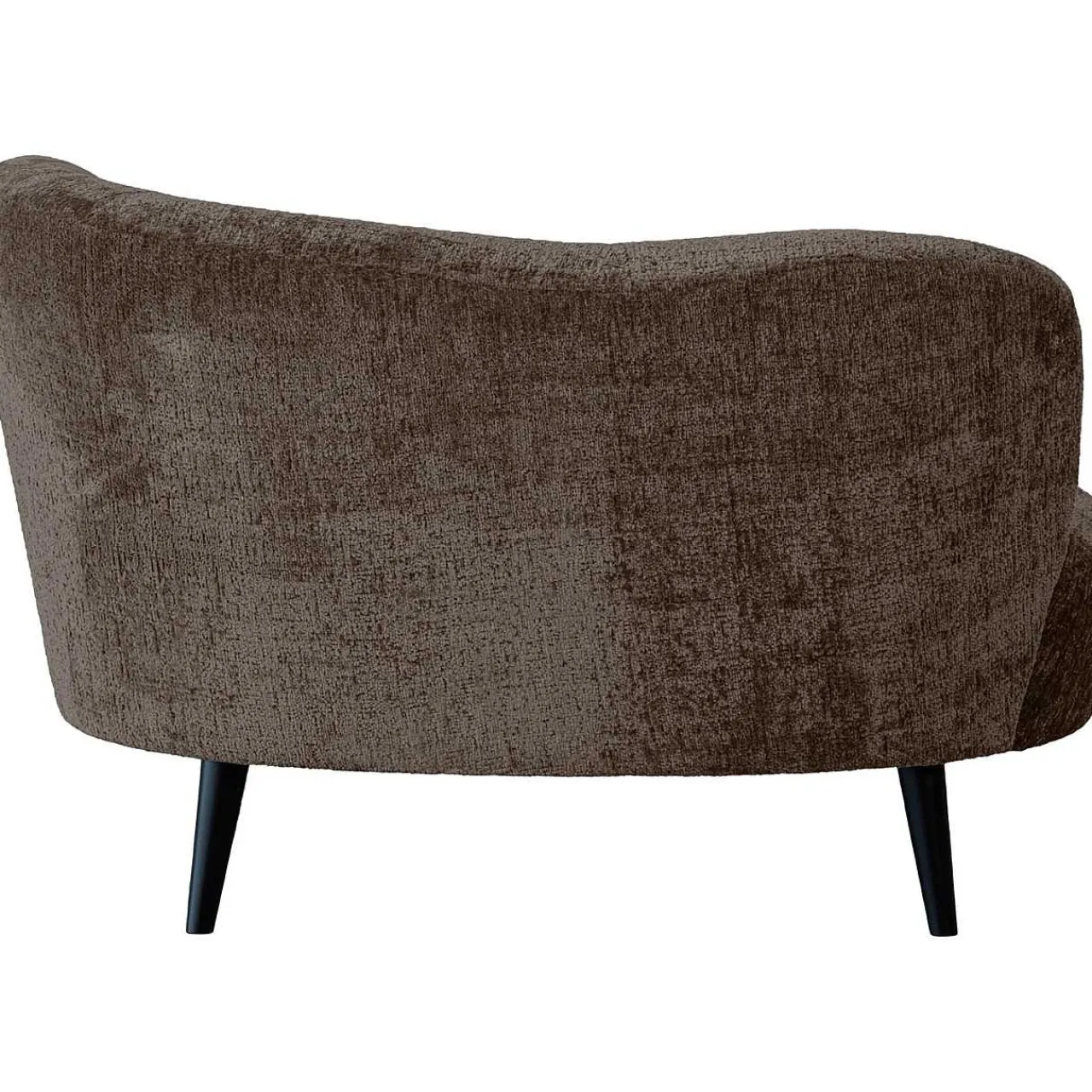 mutoni living Loungesessel Sara Rechts Chunky Velvet Graubraun> Loungesessel