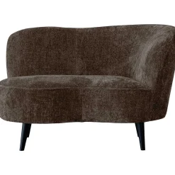 mutoni living Loungesessel Sara Rechts Chunky Velvet Graubraun><noscript><img width=