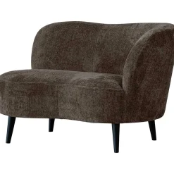 mutoni living Loungesessel Sara Rechts Chunky Velvet Graubraun><noscript><img width=