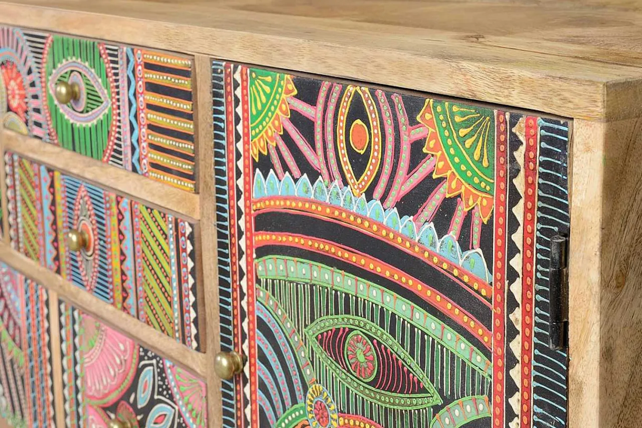 mutoni inspiration Lowboard Celia Mango Multicolor Natur 100X55> Lowboards
