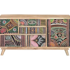 mutoni inspiration Lowboard Celia Mango Multicolor Natur 100X55><noscript><img width=