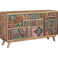 mutoni inspiration Lowboard Celia Mango Multicolor Natur 100X55><noscript><img width=