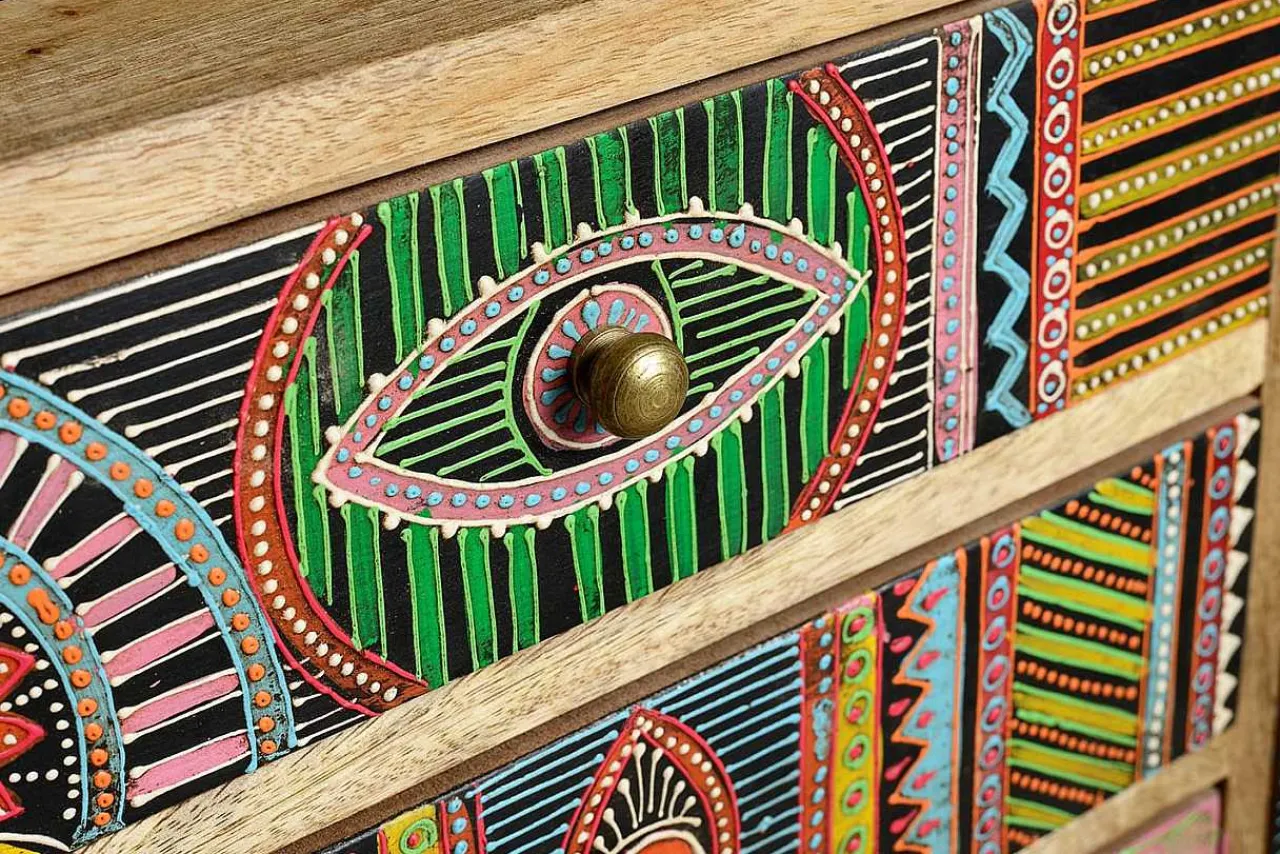 mutoni inspiration Lowboard Celia Mango Multicolor Natur 100X55> Lowboards