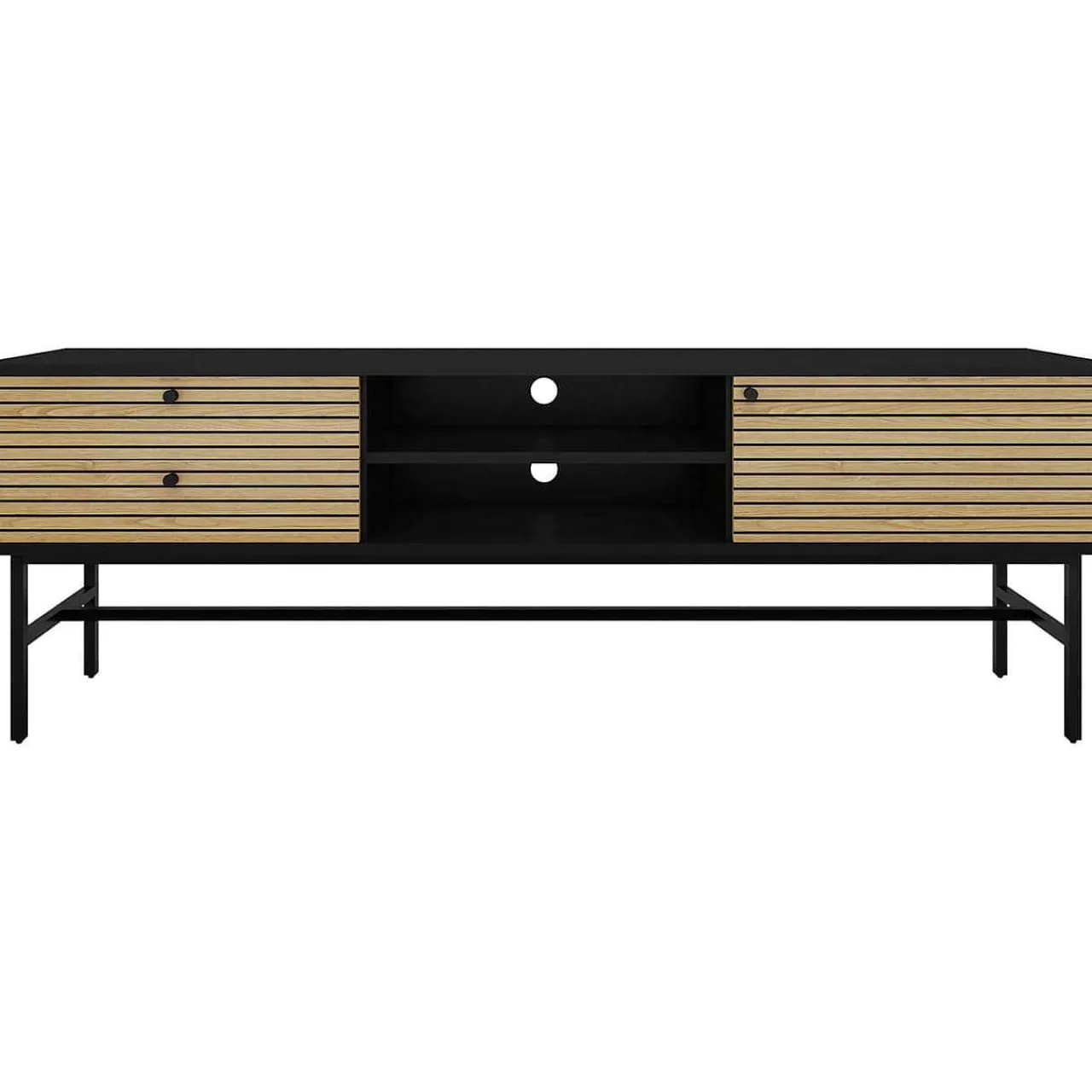 mutoni casual Lowboard Echtholzfurnier 150X40X60 Schwarz> Lowboards