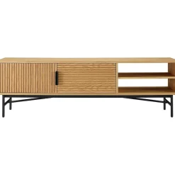mutoni casual Lowboard Flubna Natur Schwarz 160> Lowboards