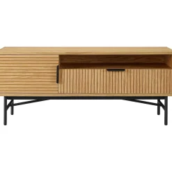 mutoni casual Lowboard Flubna Natur Schwarz 120> Lowboards