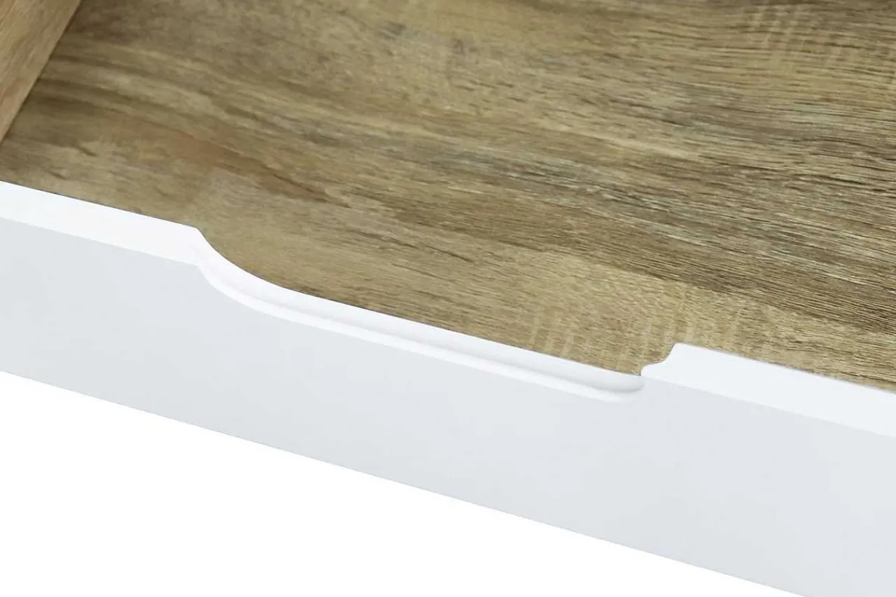 mutoni trend Lowboard Natur 140X40X52 Weiss> Lowboards
