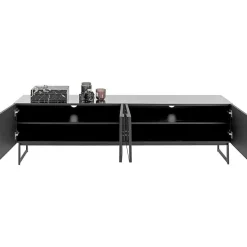 KARE Design Lowboard Soran Schwarz 180X40> Lowboards