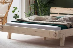 mutoni casual Massivholz Balkenbett Fichte Iv 160X200> Betten