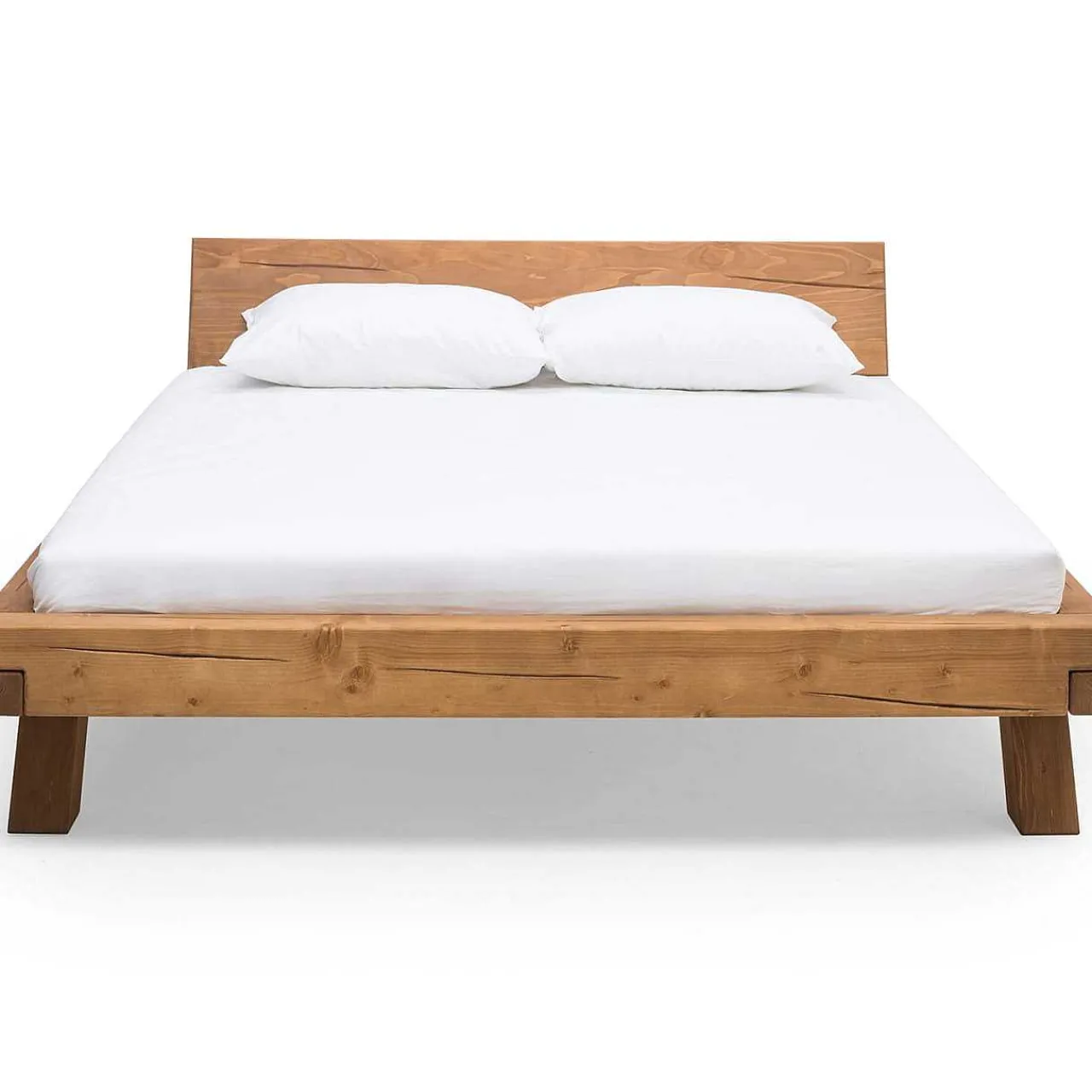 mutoni casual Massivholz Balkenbett Fichte Iii 160X200Cm> Betten
