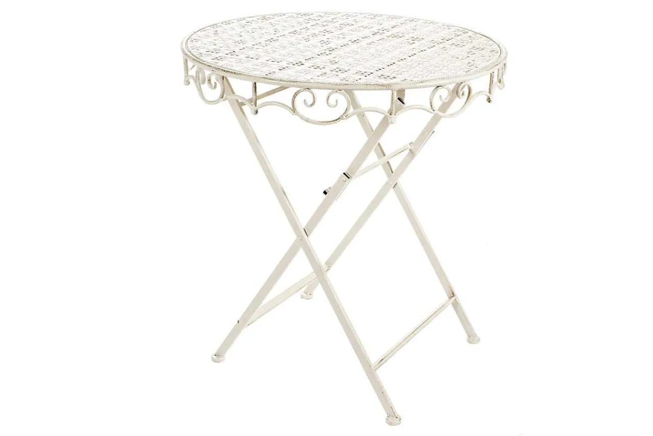 mutoni lifestyle Metalltisch Bistrotisch Emily Weiss Rund 70X70> Bistrotische