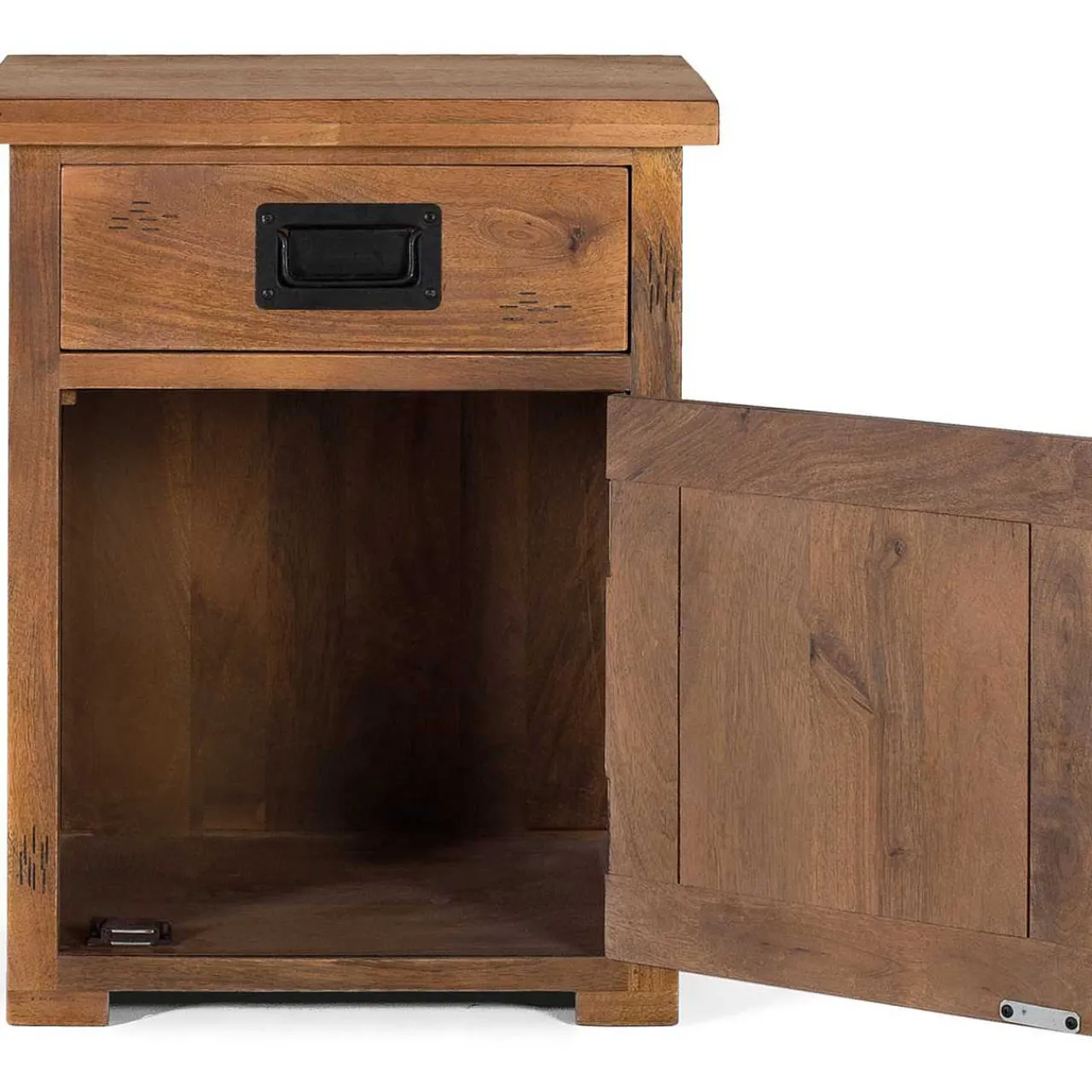 mutoni inspiration Nachtkommode Mangoholz Natur 51X64> Schlafzimmer