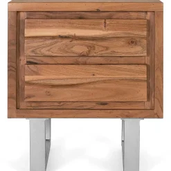 mutoni inspiration Nachttisch Akazienholz Natur 50X56> Schlafzimmer