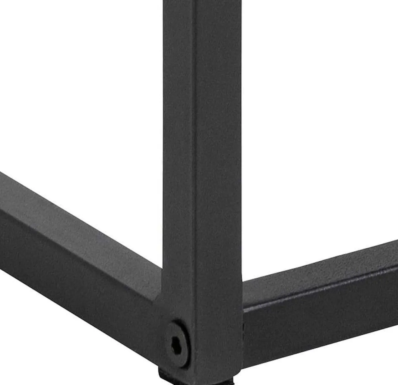 mutoni scandi Nachttisch Randall Glas Schwarz 40X35> Schlafzimmer