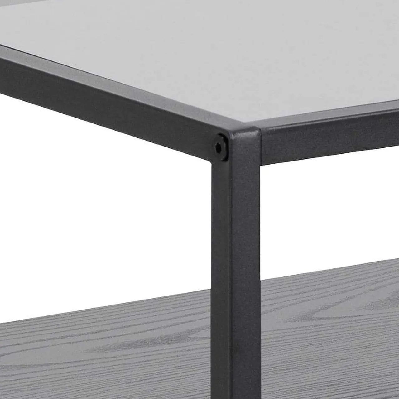 mutoni scandi Nachttisch Randall Glas Schwarz 40X35> Schlafzimmer