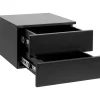 mutoni scandi Nachttisch Rognonas Schwarz 37X32> Schlafzimmer