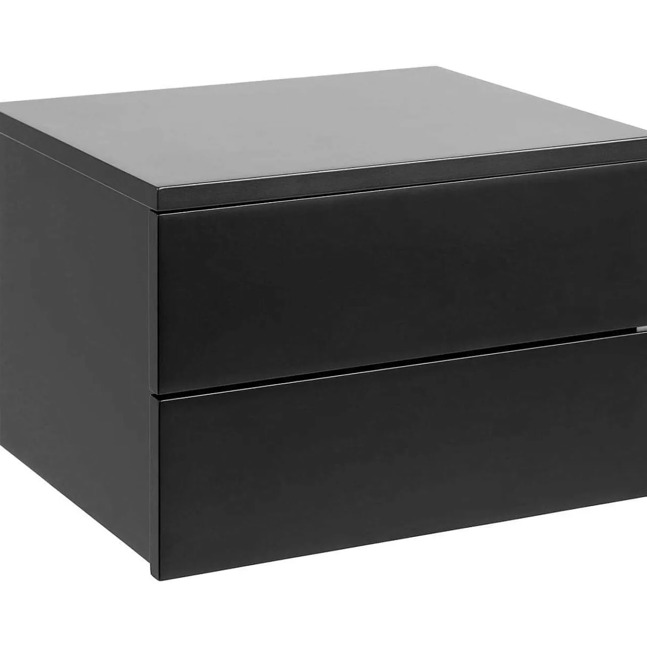 mutoni scandi Nachttisch Rognonas Schwarz 37X32> Schlafzimmer