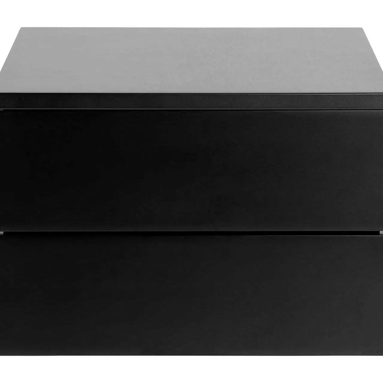 mutoni scandi Nachttisch Rognonas Schwarz 37X32> Schlafzimmer