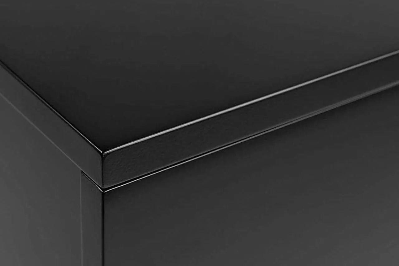 mutoni scandi Nachttisch Rognonas Schwarz 37X32> Schlafzimmer
