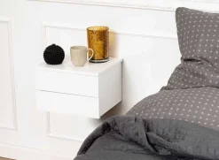 mutoni scandi Nachttisch Rognonas Weiss 37X32><noscript><img width=